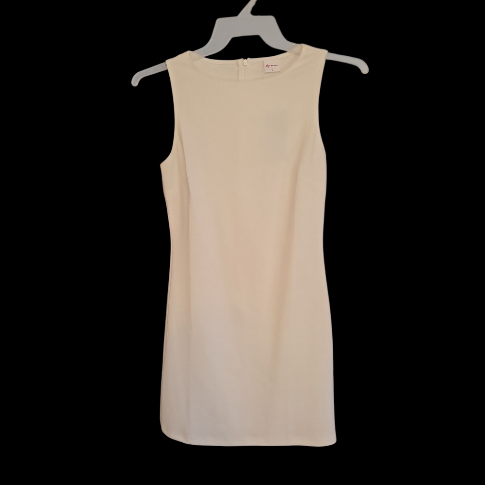 Wiholl White Sleeveless Lightweight Dress Size S - Picture 3 of 6